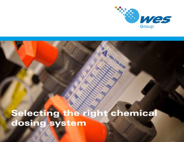 White paper selecting the right chemical dosing system
